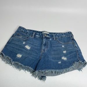 Free People High Rise cut off shorts size 31